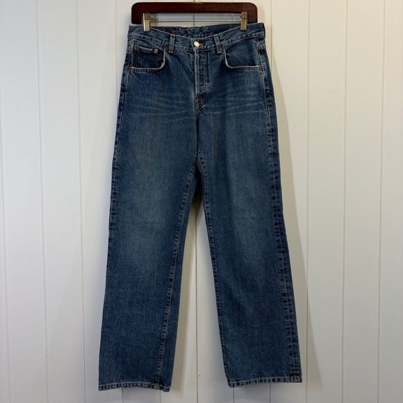 Lucky Brand Denim - Vintage Lucky Brand Dungarees Y2K Western Low Rise Bootleg Jeans Women Size 10